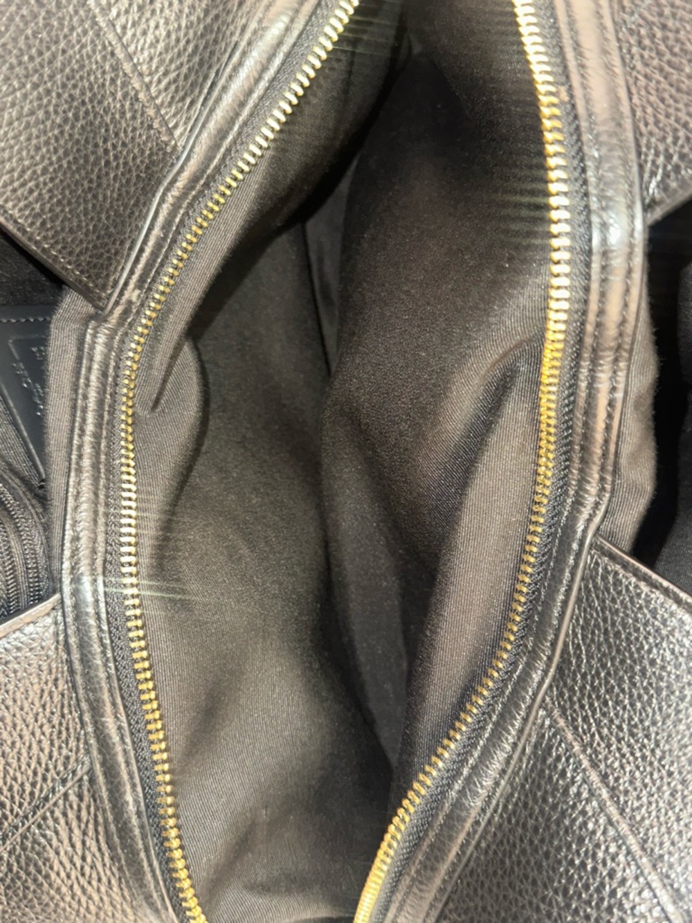 Coach Lexie Tote Bag Black Pebbled Leather F28997 - Picture 8 of 12
